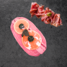 Redondo relleno ibérico (jamón ibérico, mi-cuit, pasas, piñones, champiñones, manzana)
